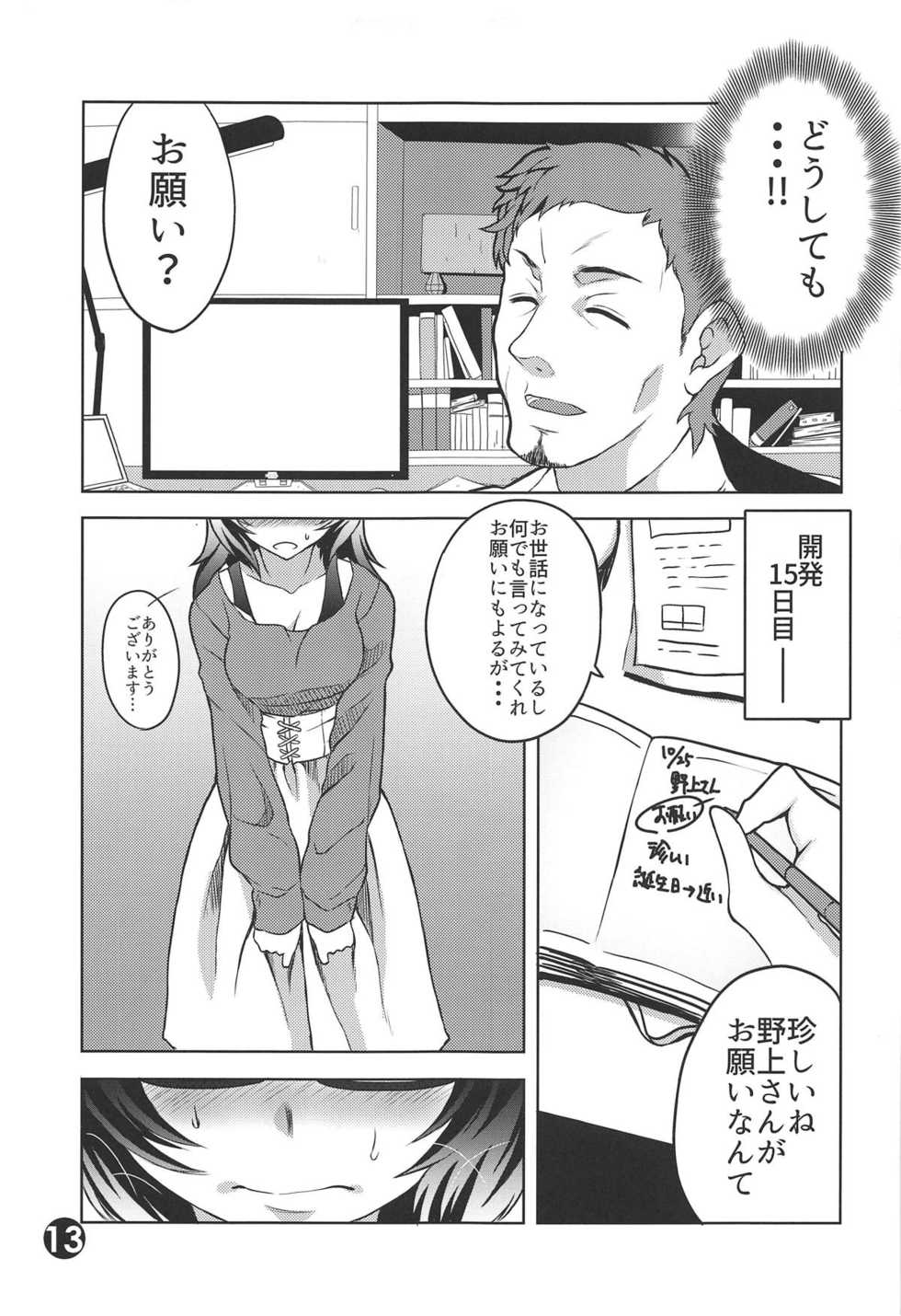 (C94) [Zandaka-77yen (Shiroobi)] Oryou 2○-sai Ushiro wa Hyakusen Renma!! (Girls und Panzer) - Page 12