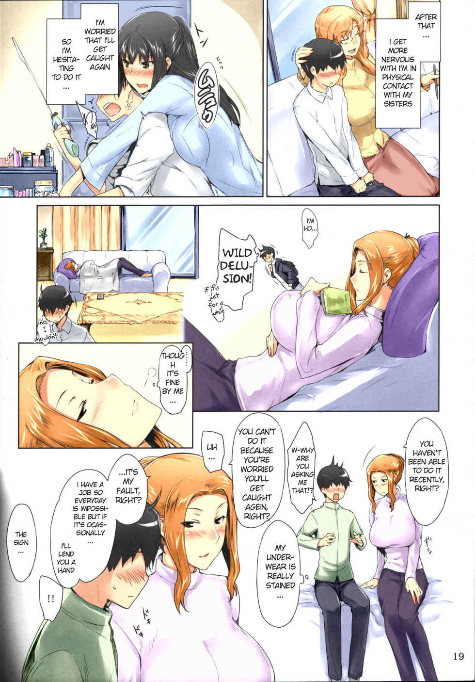 (C86) [MTSP (Jin)] Tachibana-san-chi no Dansei Jijou Matome Ban [English] [Colorized] [Decensored] - Page 19