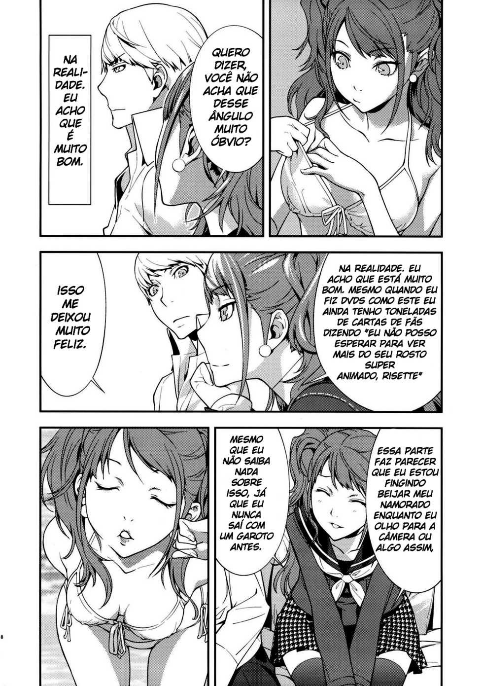 (C81) [Hapoi-Dokoro (Okazaki Takeshi)] Rise Sexualis (Persona 4) [Portuguese-BR] - Page 9