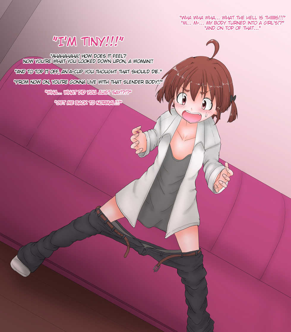 [Greg Soujou] Nyotaika Chippai 5-toushin - Rape Ma ga Nyotaika Sarete Okasaremakuru CG Shuu [English] [TSHH] - Page 9