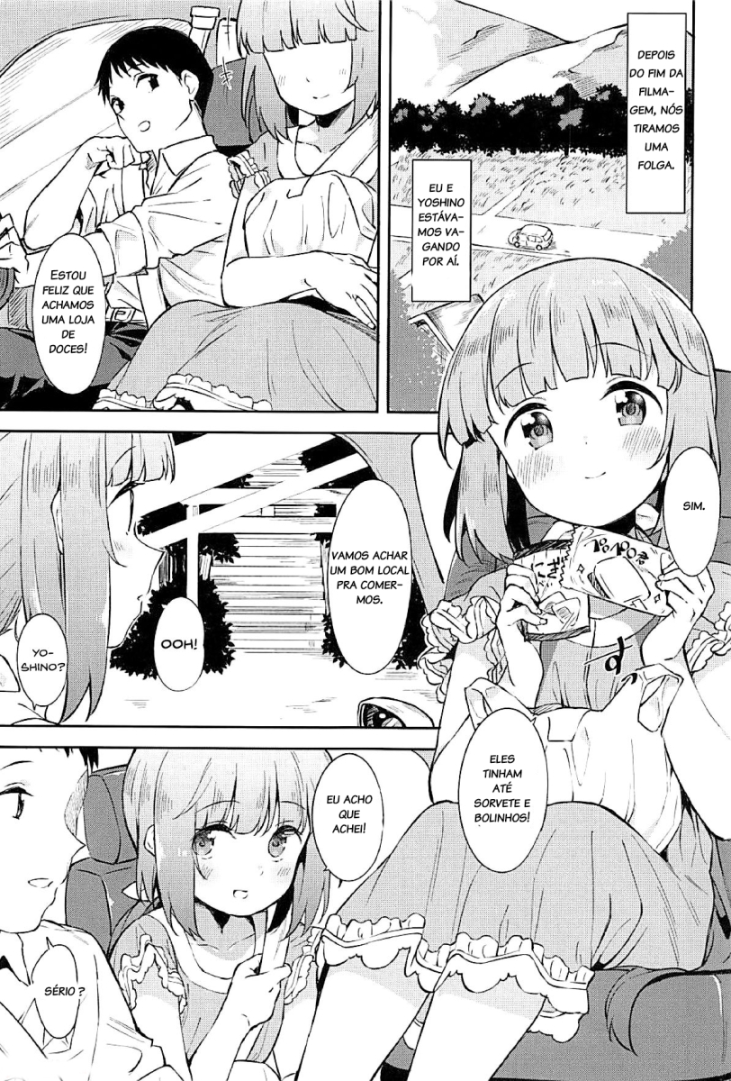 (C94) [Garimpeiro (Mame Denkyuu)] Yorita Yoshino to Yashiro no Hikage de (THE IDOLM@STER CINDERELLA GIRLS) [Portuguese-BR] - Page 2