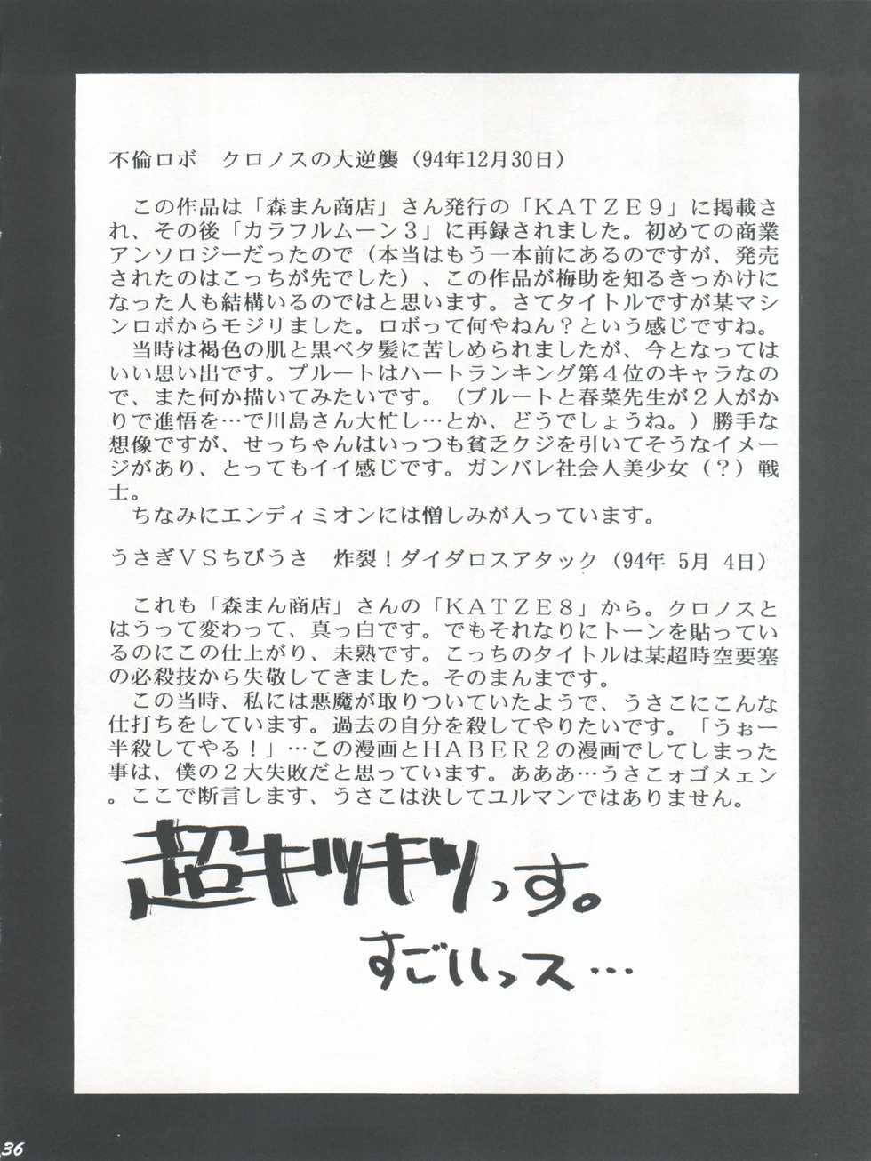 (C51) [Umesuke (Umemachi Syouji)] HABER EX VIII ANOTHER MOON RISING (Bishoujo Senshi Sailor Moon) - Page 36