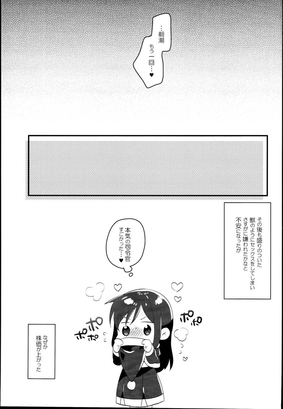 (C95) [MAG! (Tsunoda*Mag)] Asashio Santa no Present (Kantai Collection -KanColle-) - Page 21