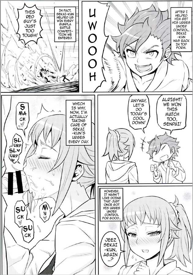 (C87) [Green Ketchup (Zhen Lu)] Nayamashii Fighters | Frustrated Fighters (Gundam Build Fighters Try) [English] {darknight} - Page 10