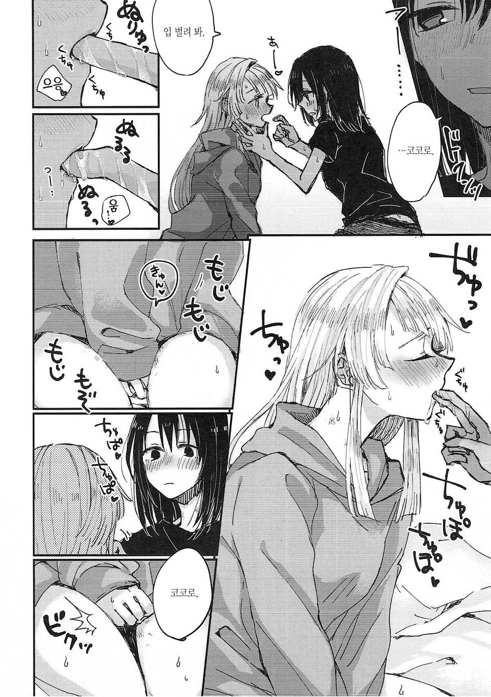 (BanG Dreamer's Party! 3rd STAGE) [Kagero (Tadano Kagekichi)] Heya de Kimi, Kakushinhan | 방에서 너, 확신범 (BanG Dream!) [Korean] - Page 23