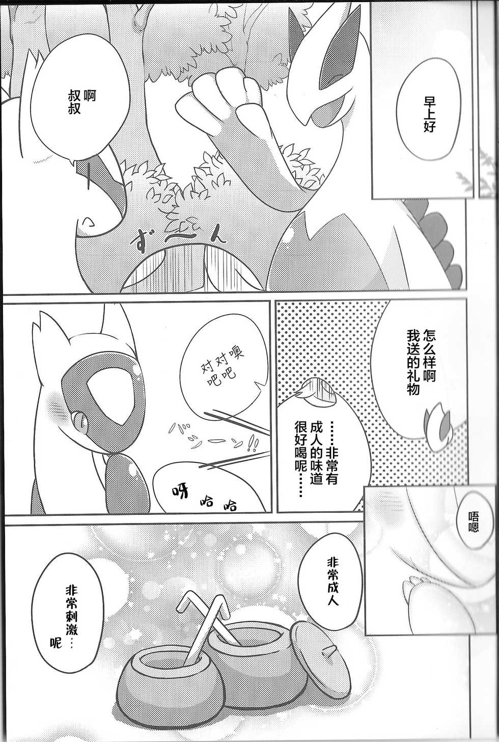 (C87) [Kajigurumi (Kajiura)] Fushigina Okurimono (Pokémon) [Chinese] [新桥月白日语社] - Page 21