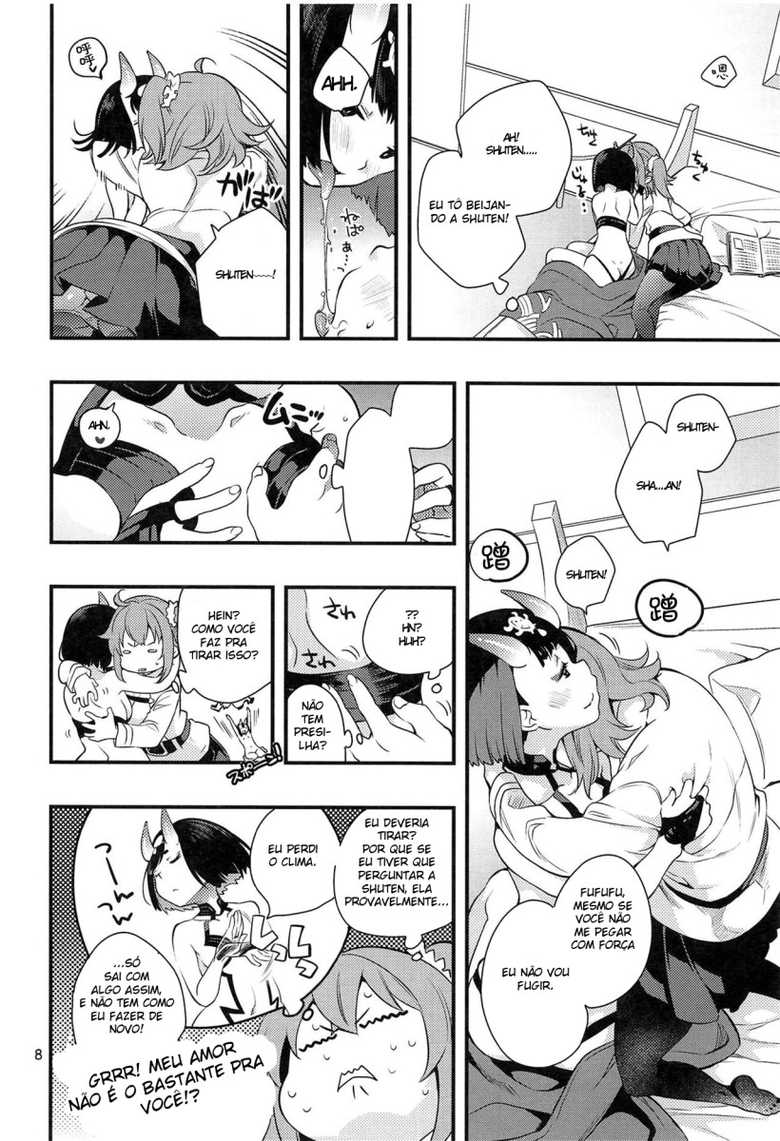 (C94) [Anzen Daiichi (Iwami Shouko)] Chi no Hate de Oni to Warau (Fate/Grand Order) [Portuguese-BR] - Page 7