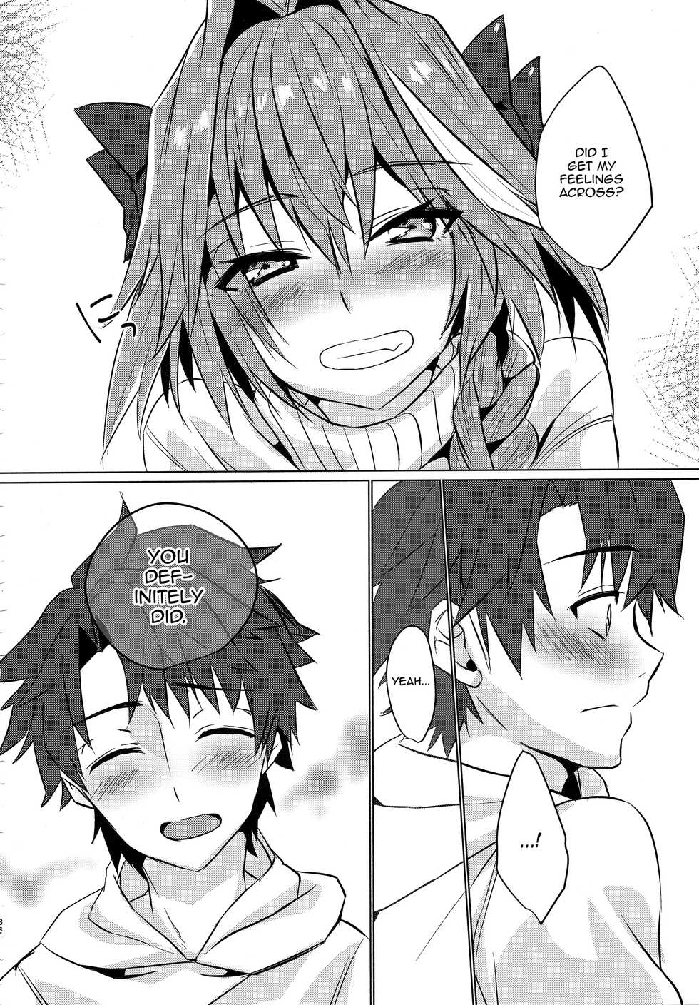 (C95) [Nekorobi (Nakajima Kotoko)] Astolfo-kun to Nenmatsu ni Ichaicha Sugosu Hon (Fate/Grand Order) [English] [mysterymeat3] - Page 36