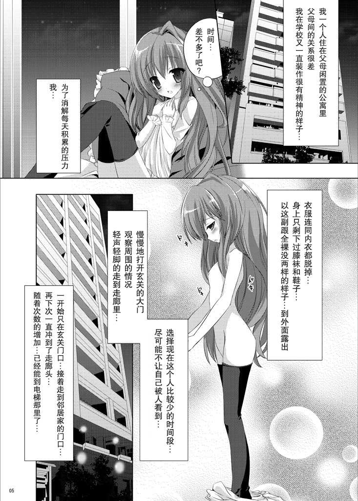 [Mint Chocolate (Himuro Kouichi, Raw)] Roshutsu Shoujo Tora (Toradora!) [Chinese] [匿名无名汉化] [Digital] - Page 5