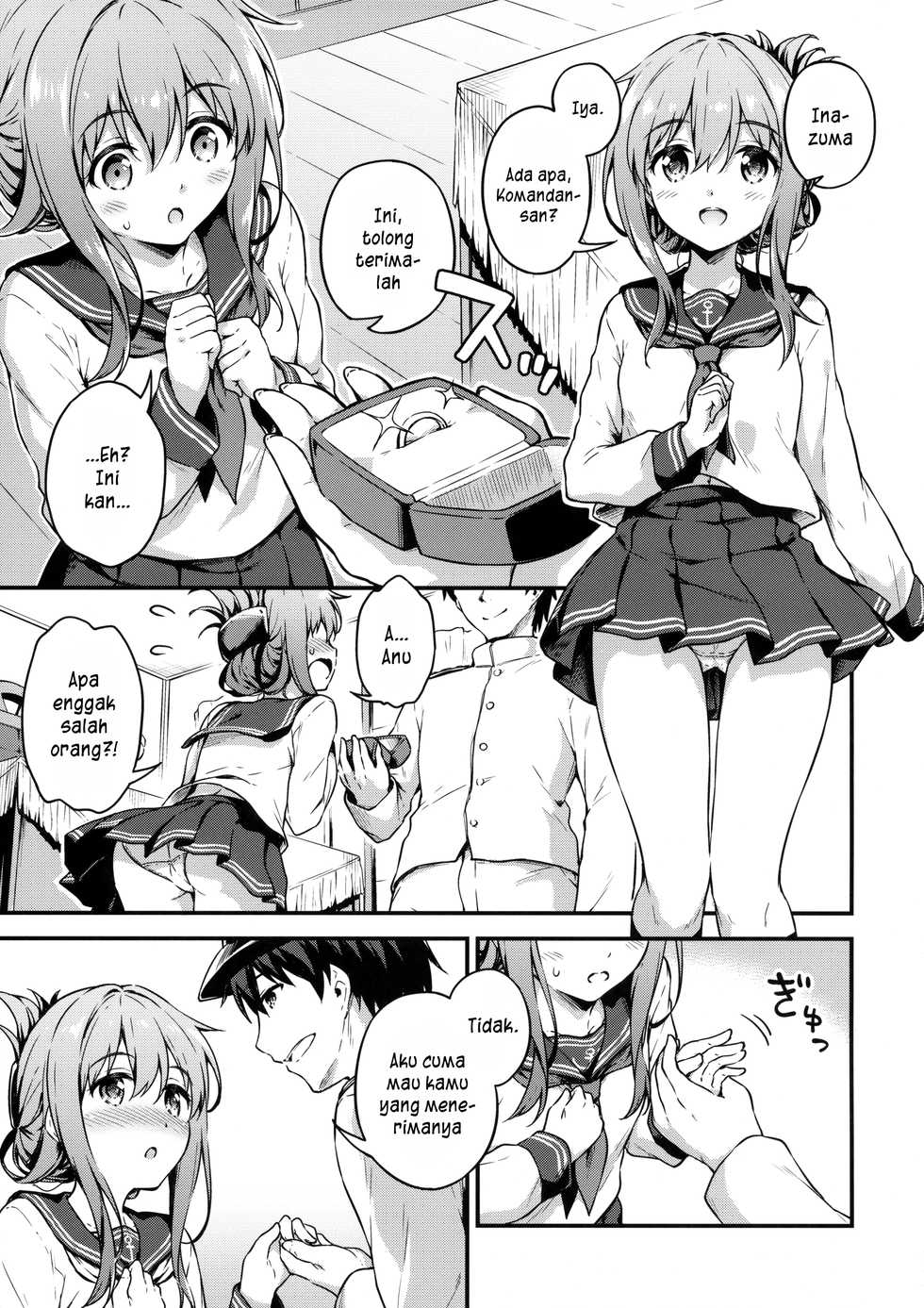 (C94) [Takoyaki-batake (Takoyaki Yoshi)] Inazuma to Kekkon Shoya Kakkokari (Kantai Collection -KanColle-) [Indonesian] [DKKMD Translations] - Page 4