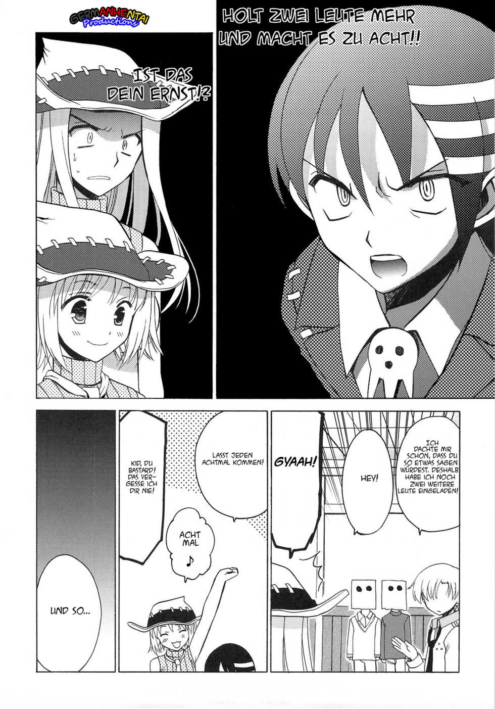 (C74) [VISTA (Odawara Hakone)] Thompson Shimai no Are. | Die Thompson-Schwestern ~Hiros Rache~ (Soul Eater) [German] [GermanHentai Productions] - Page 9