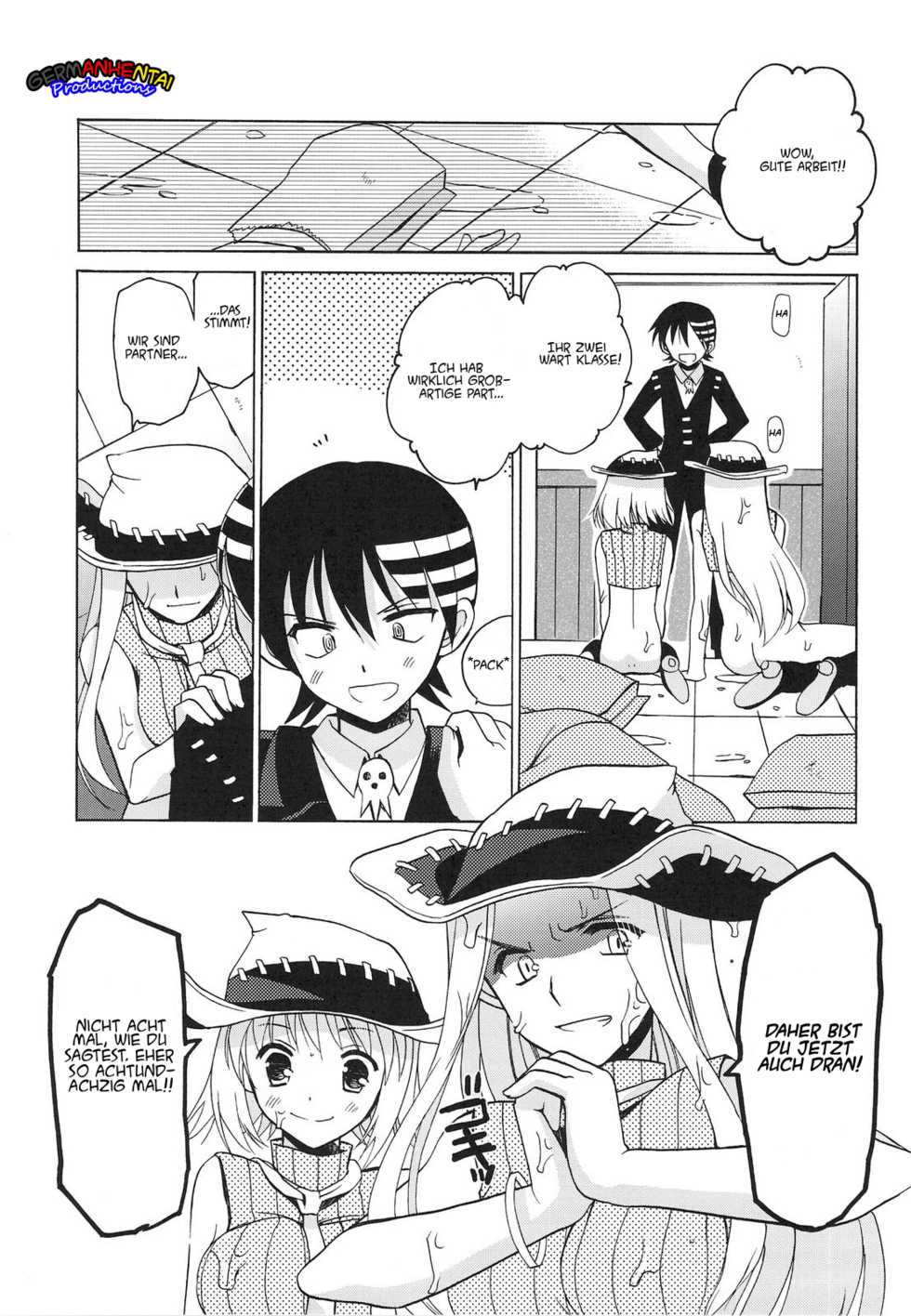 (C74) [VISTA (Odawara Hakone)] Thompson Shimai no Are. | Die Thompson-Schwestern ~Hiros Rache~ (Soul Eater) [German] [GermanHentai Productions] - Page 16