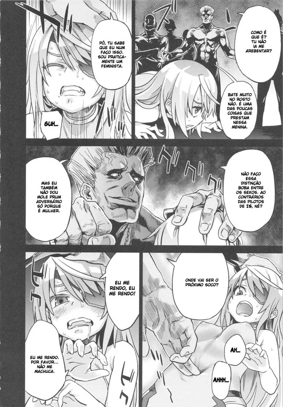 (C80) [Fatalpulse (Asanagi)] Victim Girls 11 TEARY RED EYES (IS <Infinite Stratos>) [Portuguese-BR] - Page 7