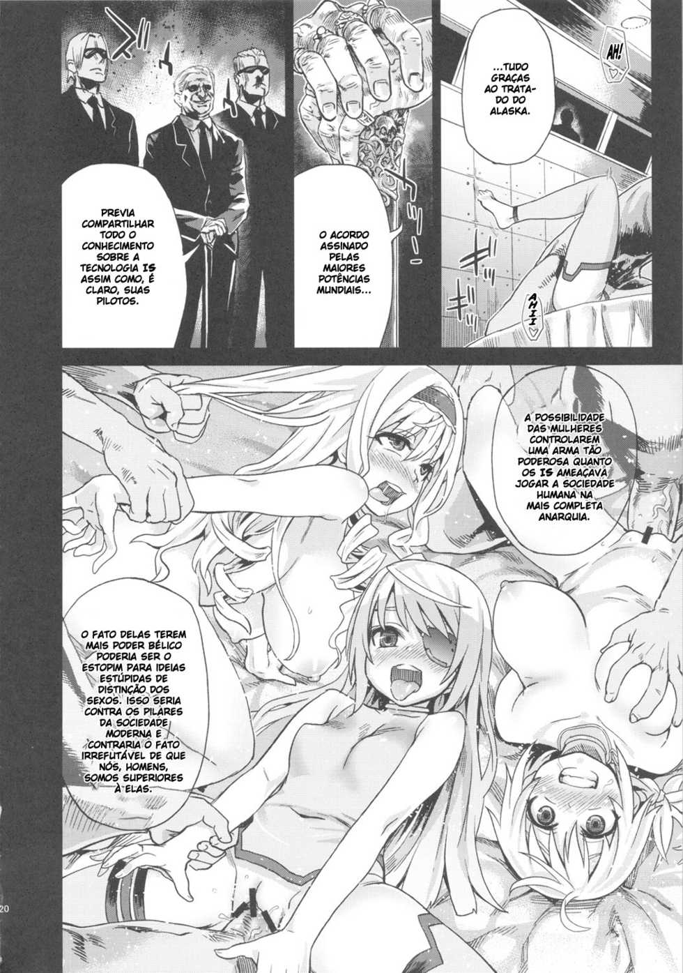 (C80) [Fatalpulse (Asanagi)] Victim Girls 11 TEARY RED EYES (IS <Infinite Stratos>) [Portuguese-BR] - Page 19