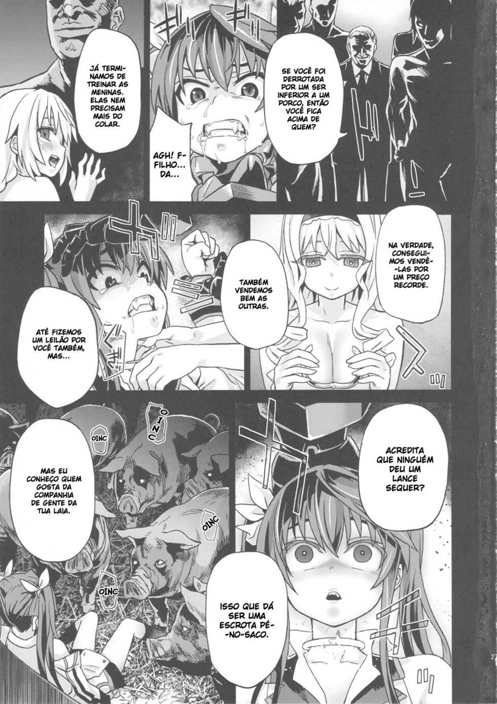 (C80) [Fatalpulse (Asanagi)] Victim Girls 11 TEARY RED EYES (IS <Infinite Stratos>) [Portuguese-BR] - Page 26