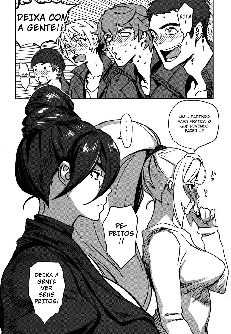 (C89) [Abradeli Kami (Bobobo)] Shinu Toki wa Dekkee Oppai ni Umorete Shinitee (Mobile Suit Gundam Tekketsu no Orphans) [Portuguese-BR] - Page 5