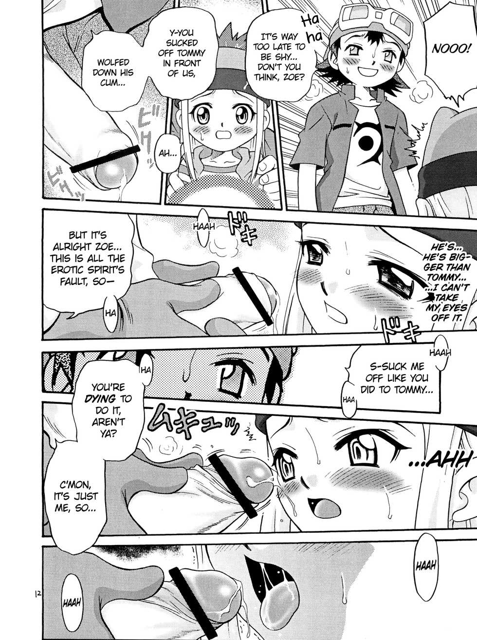 (C62) [Studio Tar (Kyouichirou, Shamon)] Izumin (Digimon Frontier) [English] [The Chrysanthemum Translations] - Page 12