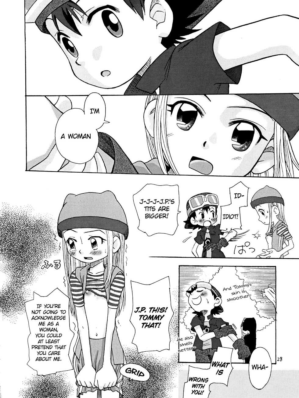 (C62) [Studio Tar (Kyouichirou, Shamon)] Izumin (Digimon Frontier) [English] [The Chrysanthemum Translations] - Page 28