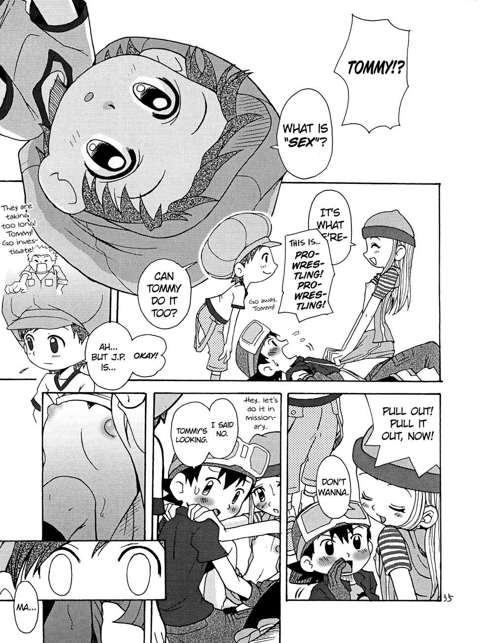 (C62) [Studio Tar (Kyouichirou, Shamon)] Izumin (Digimon Frontier) [English] [The Chrysanthemum Translations] - Page 35