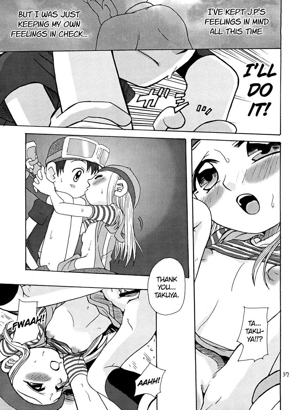 (C62) [Studio Tar (Kyouichirou, Shamon)] Izumin (Digimon Frontier) [English] [The Chrysanthemum Translations] - Page 37