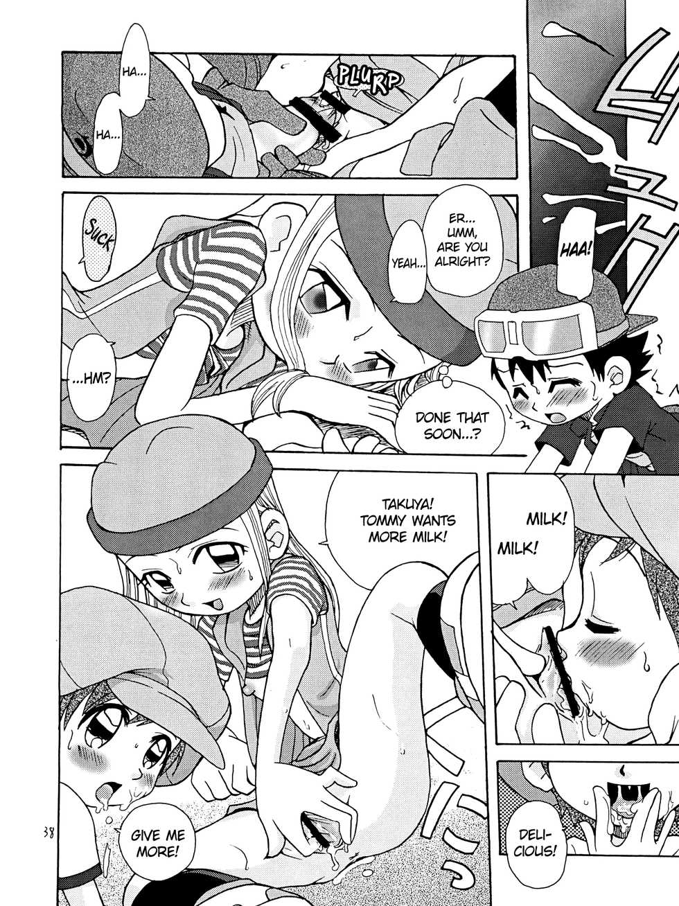 (C62) [Studio Tar (Kyouichirou, Shamon)] Izumin (Digimon Frontier) [English] [The Chrysanthemum Translations] - Page 38
