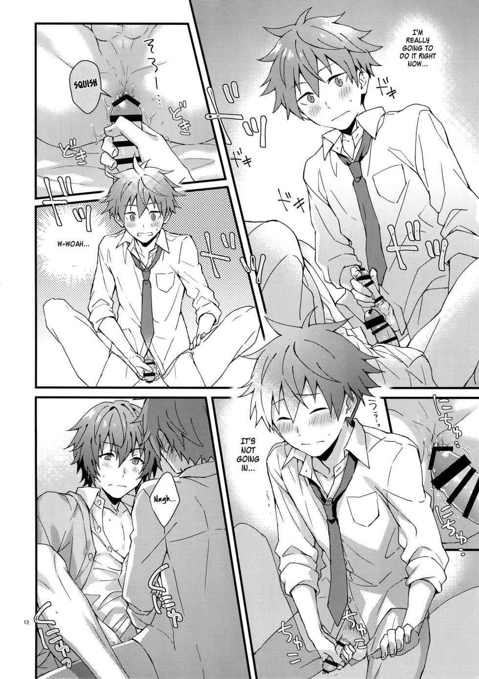 (SUPER MIRACLE FESTIV@L!! 2018) [Roefupukaji (Nesuo)] Bouhatsu! Doutei Sotsu Gyoushiki | Unexpected! Virgin Graduation (THE IDOLM@STER SideM) [English] [Anzu] - Page 11