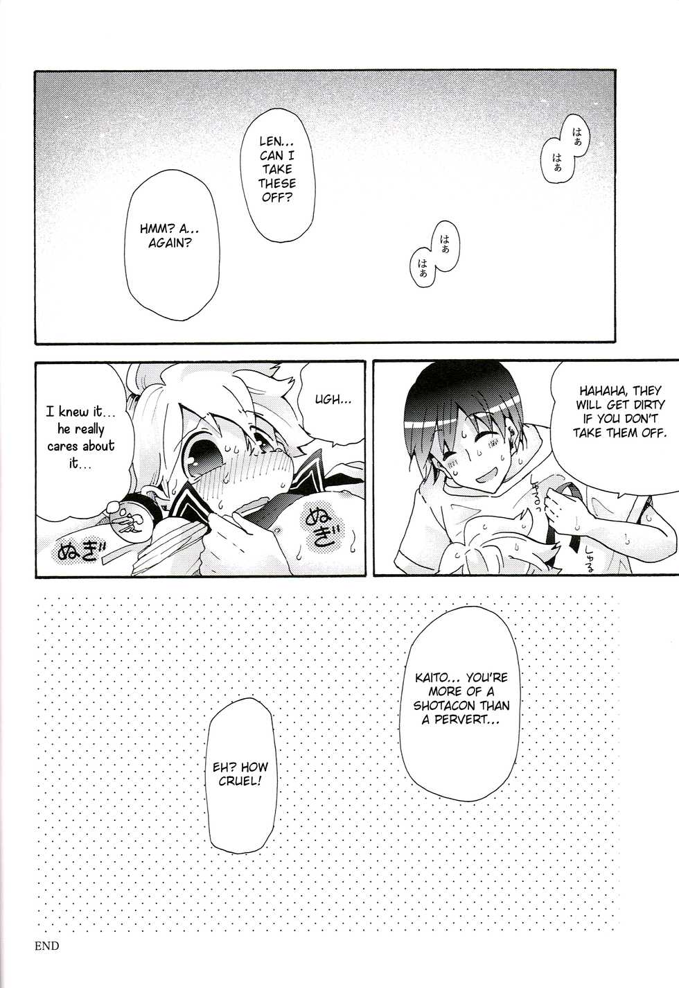 (C88) [Thompon (GAZERU)] Idol Nante Naranai mon! (VOCALOID) [English] [Otokonoko Scans] - Page 19