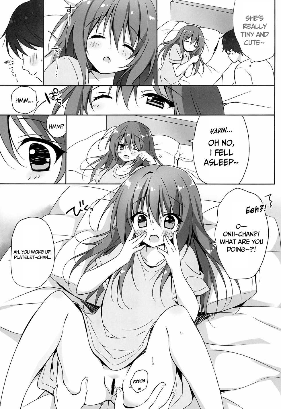(C94) [LOOPTHELOOP! (Herurun)] Kesshouban-chan to ○○○ Shitai! (Hataraku Saibou) [English] =Mr.MPD= - Page 8