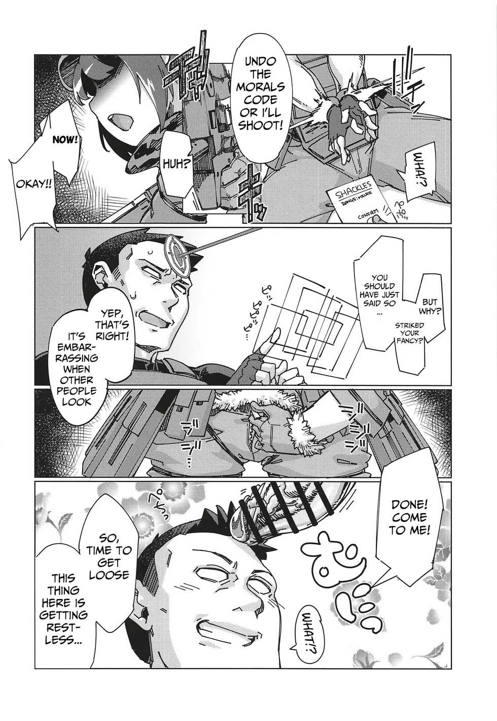 (Futaket 14.5) [Shichimen Soka (Sexyturkey)] Pink no Akuma ni Oshiri Ijirareru Hon (Sword Art Online Alternative Gun Gale Online) [English] [Mongolfier] - Page 5