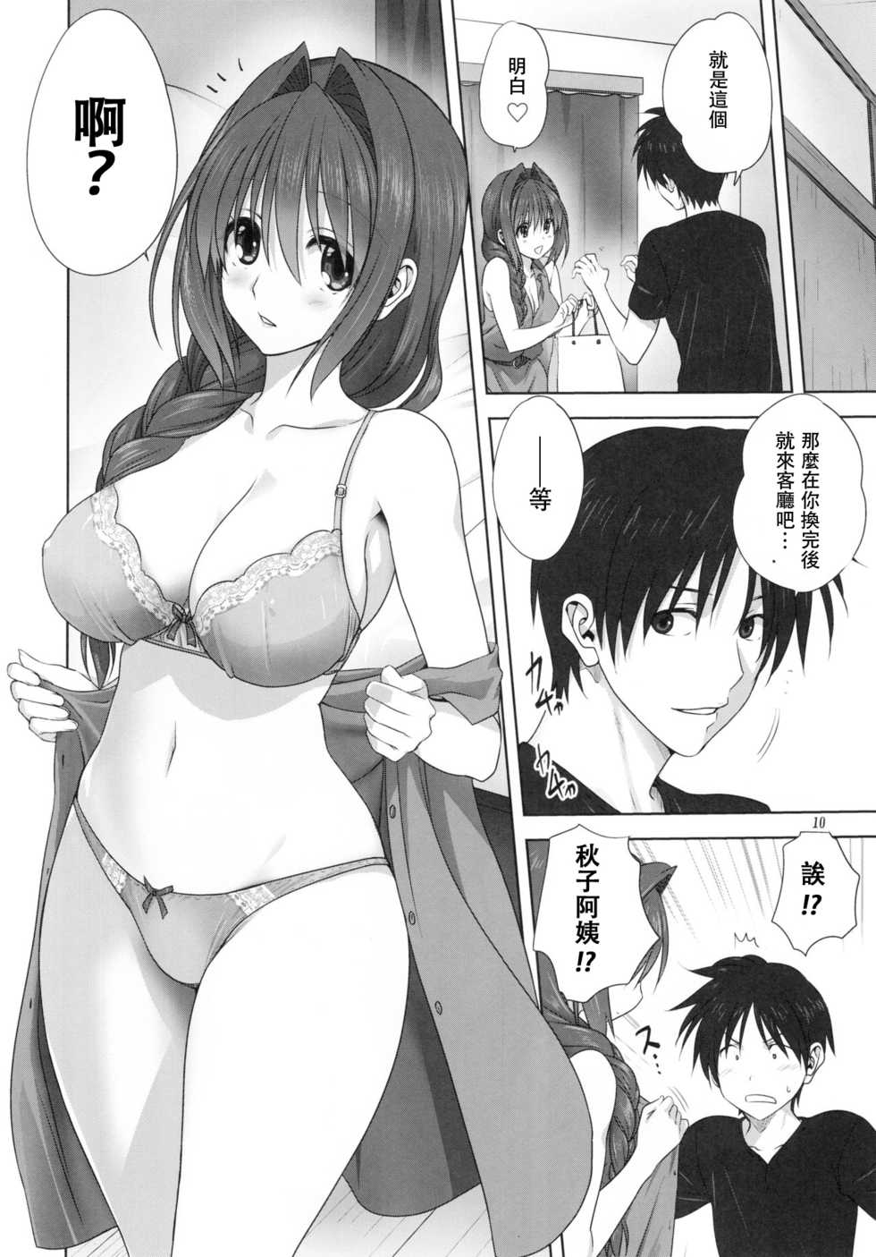 [Mitarashi Club (Mitarashi Kousei)] Akiko-san to Issho 22 (Kanon) [Chinese] [白姬汉化组] - Page 9