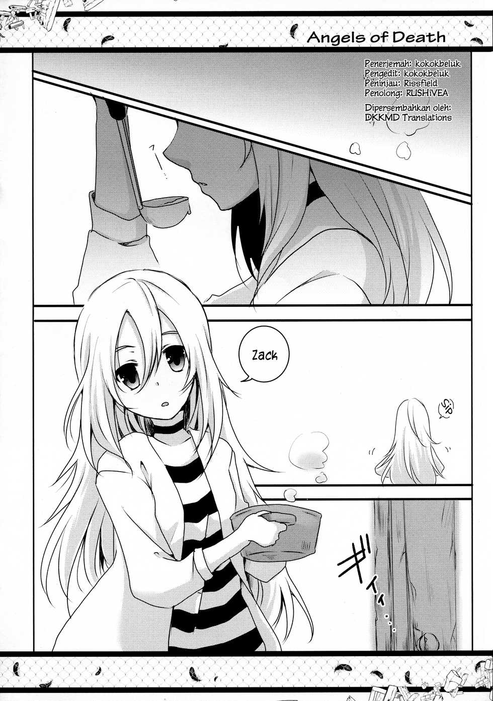 (C95) [Sasa Chaya (Sasa Sakuno)] HAPPY END (Satsuriku no Tenshi) [Indonesian] [DKKMD Translations] - Page 4