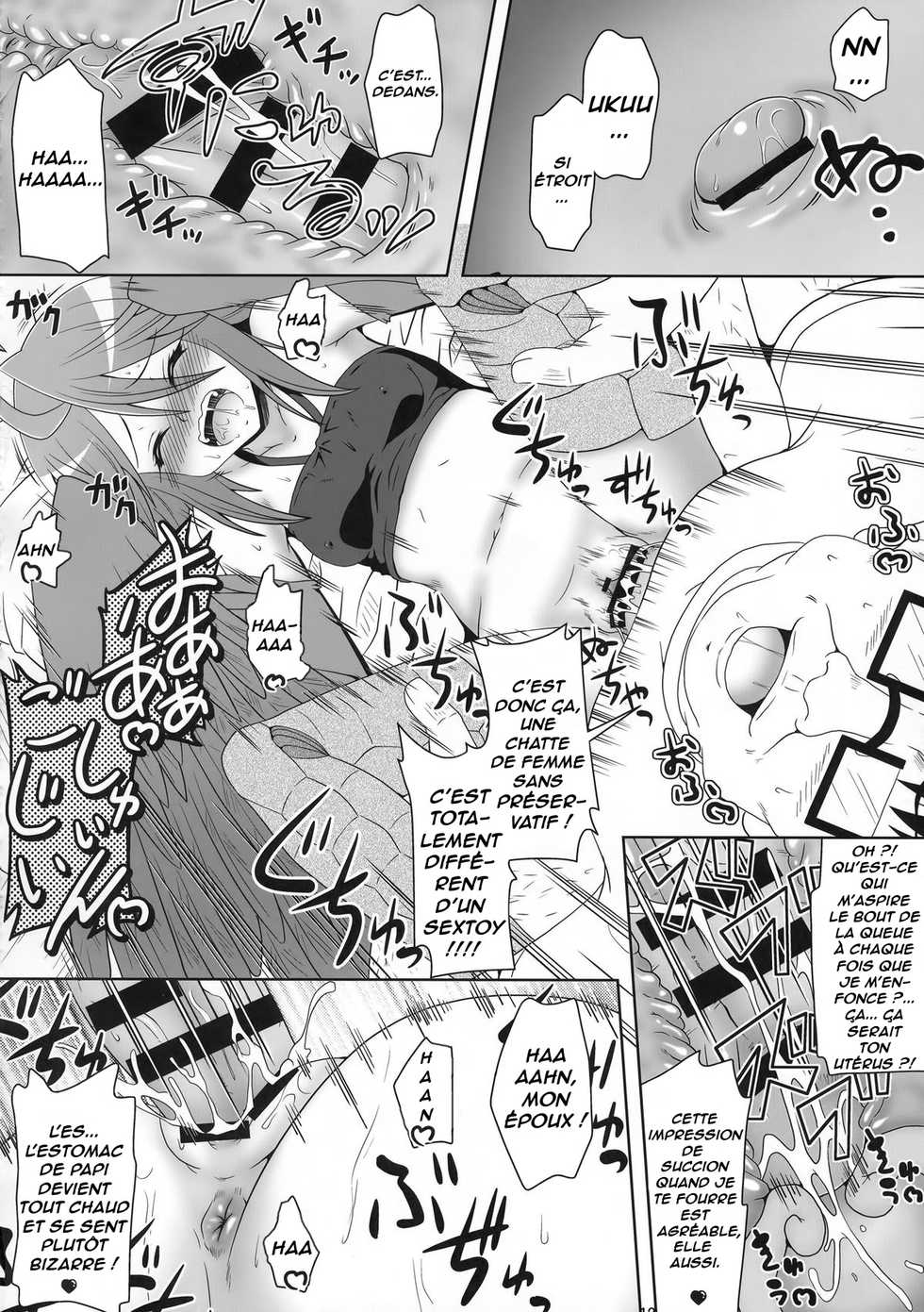 (C88) [Kame POTEL (Izuki Jirou)] Harpy ga Tonari ni Iru Nichijou - Everyday Harpy're next to  (Monster Musume no Iru Nichijou) [French] [Vapveur1] - Page 11