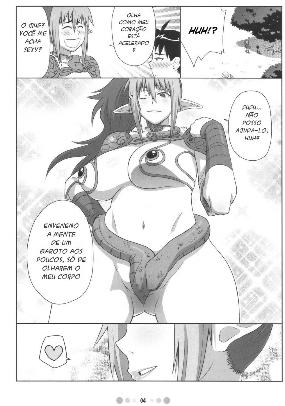 (Queen's Colosseum) [TETRODOTOXIN (Nise Kurosaki)] QBC (Queen's Blade) [Portuguese-BR] - Page 3