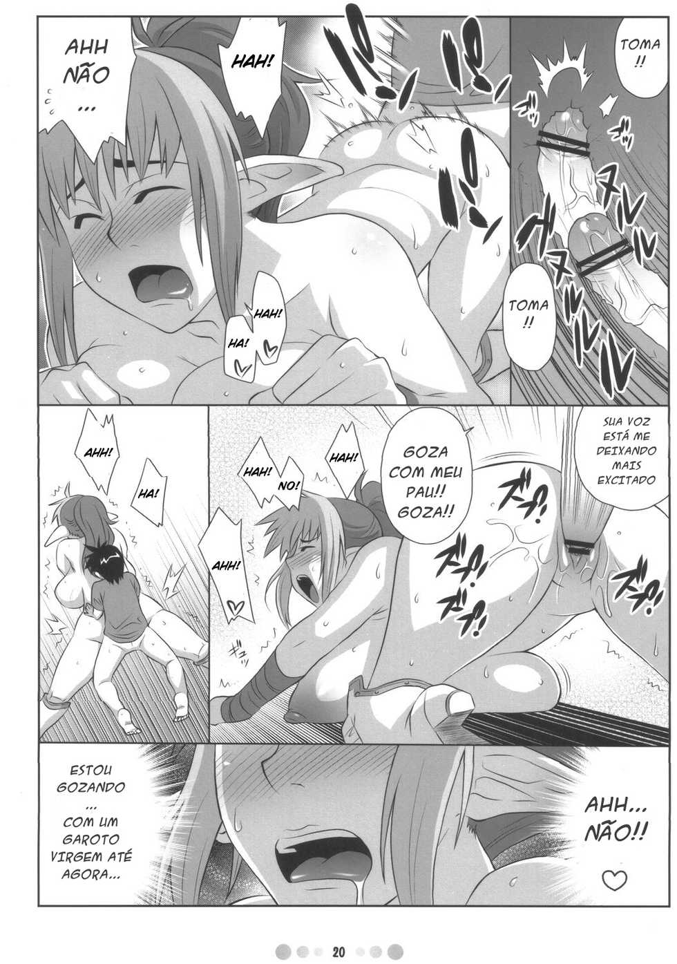 (Queen's Colosseum) [TETRODOTOXIN (Nise Kurosaki)] QBC (Queen's Blade) [Portuguese-BR] - Page 19