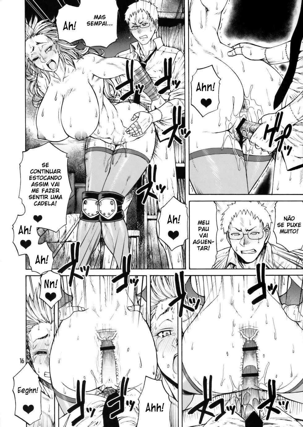 (C78) [CELLULOID-ACME (Chiba Toshirou, Itou Yuuji] Hi-SICS 07 (Dorohedoro) [Portuguese-BR] - Page 15