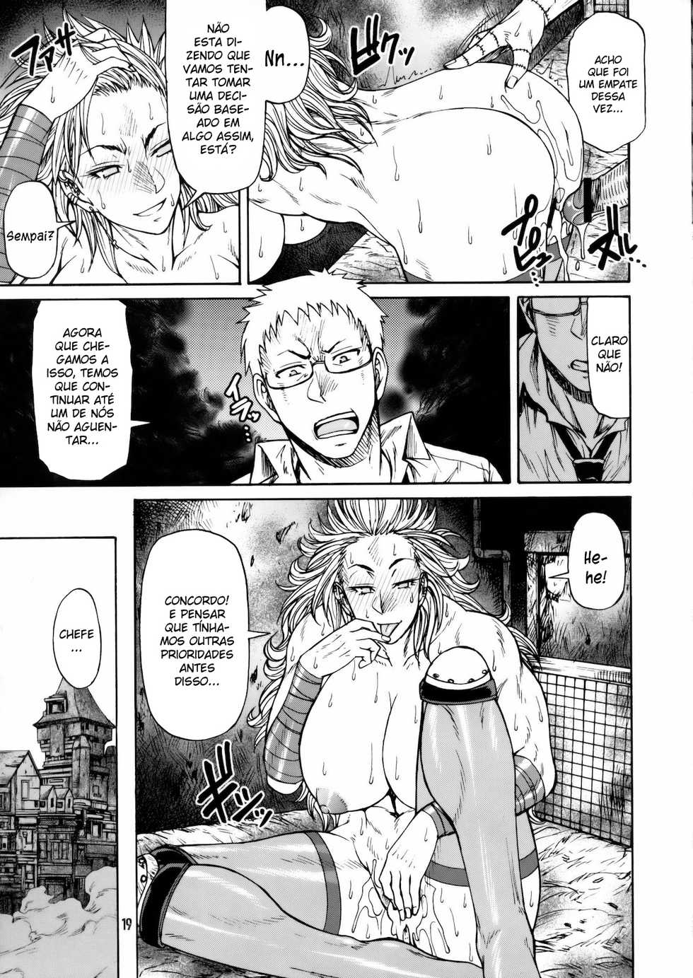 (C78) [CELLULOID-ACME (Chiba Toshirou, Itou Yuuji] Hi-SICS 07 (Dorohedoro) [Portuguese-BR] - Page 18