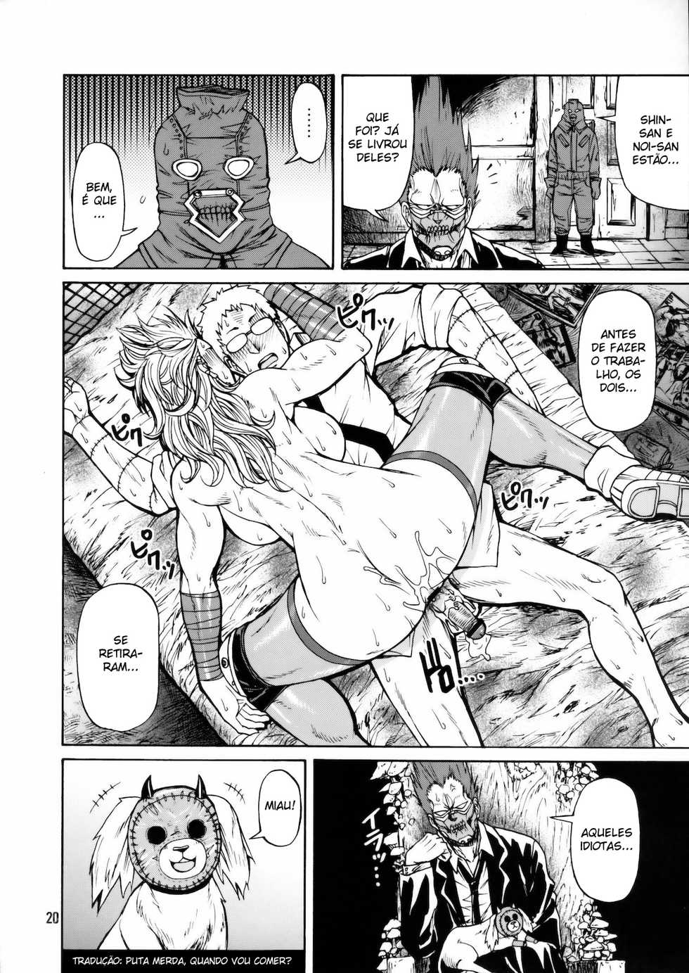 (C78) [CELLULOID-ACME (Chiba Toshirou, Itou Yuuji] Hi-SICS 07 (Dorohedoro) [Portuguese-BR] - Page 19