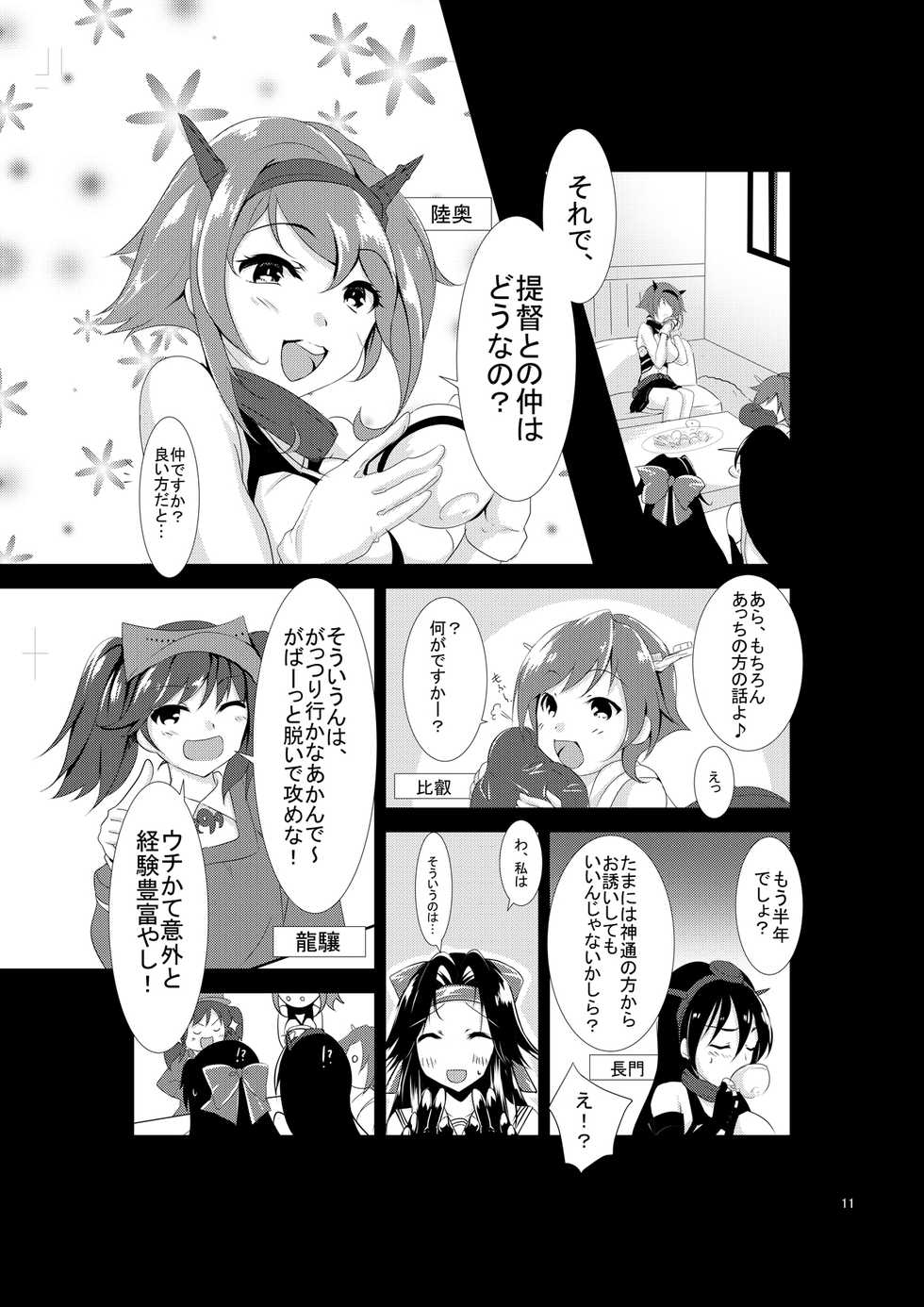 [Panda Cotta (Sasakuma)] Jintsuu to Arekore Shitai!! (Kantai Collection -KanColle-) [Digital] - Page 9