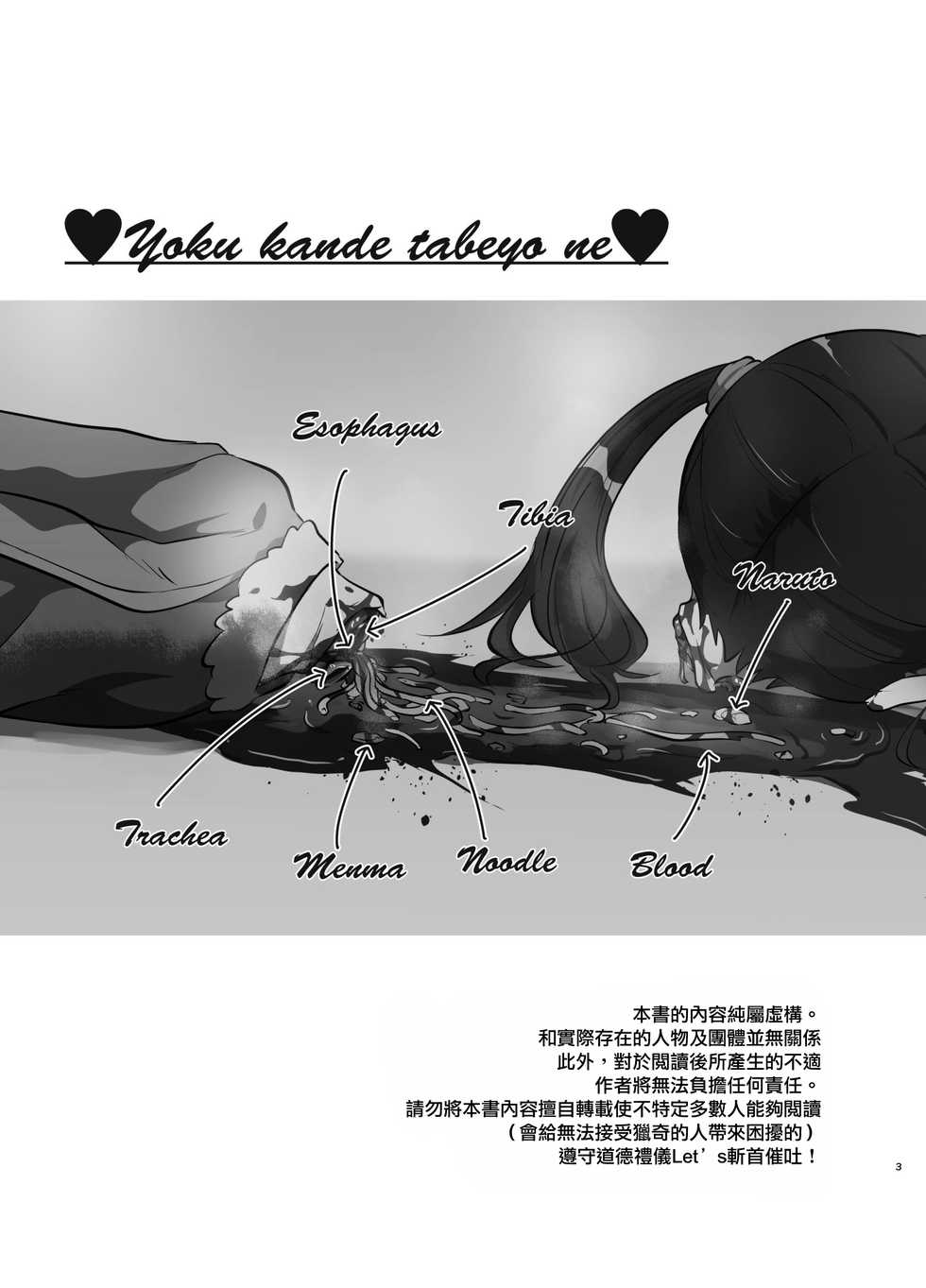 (C95) [02 (Harasaki)] Zanshu GERO[Chinese] [有毒気漢化組] - Page 3