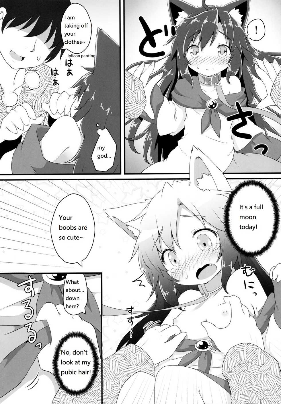 (Kouroumu 11) [Gainamon (Natsu no Koucha)] Chiisana Loup-garou (Touhou Project) [English] - Page 10