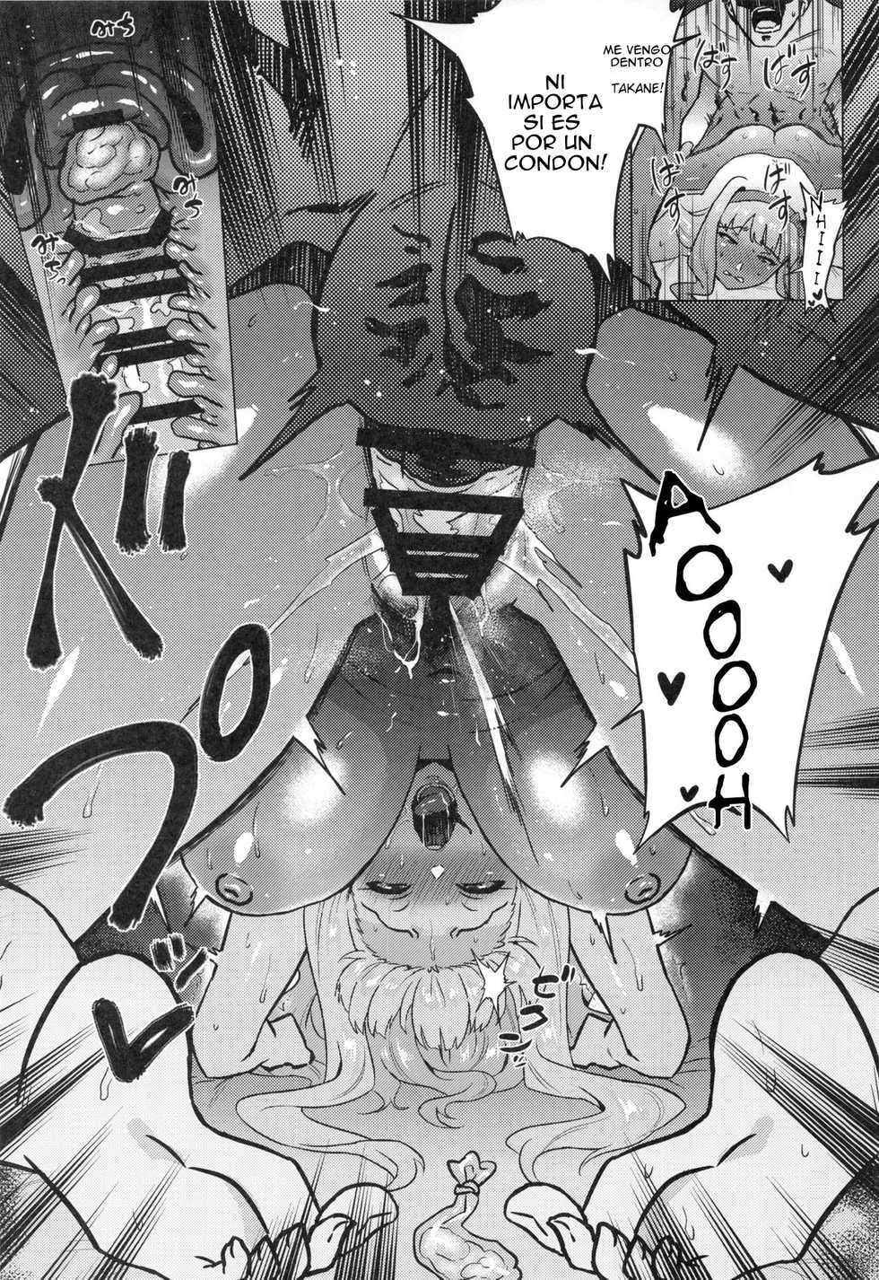 (C93) [Amarini Senpaku! (Yokkora)] Takane ga Doutei P ni Karada o Motomerareru Hon | A Book Where the Virgin P Takes Takane (THE iDOLM@STER) [Spanish] - Page 16