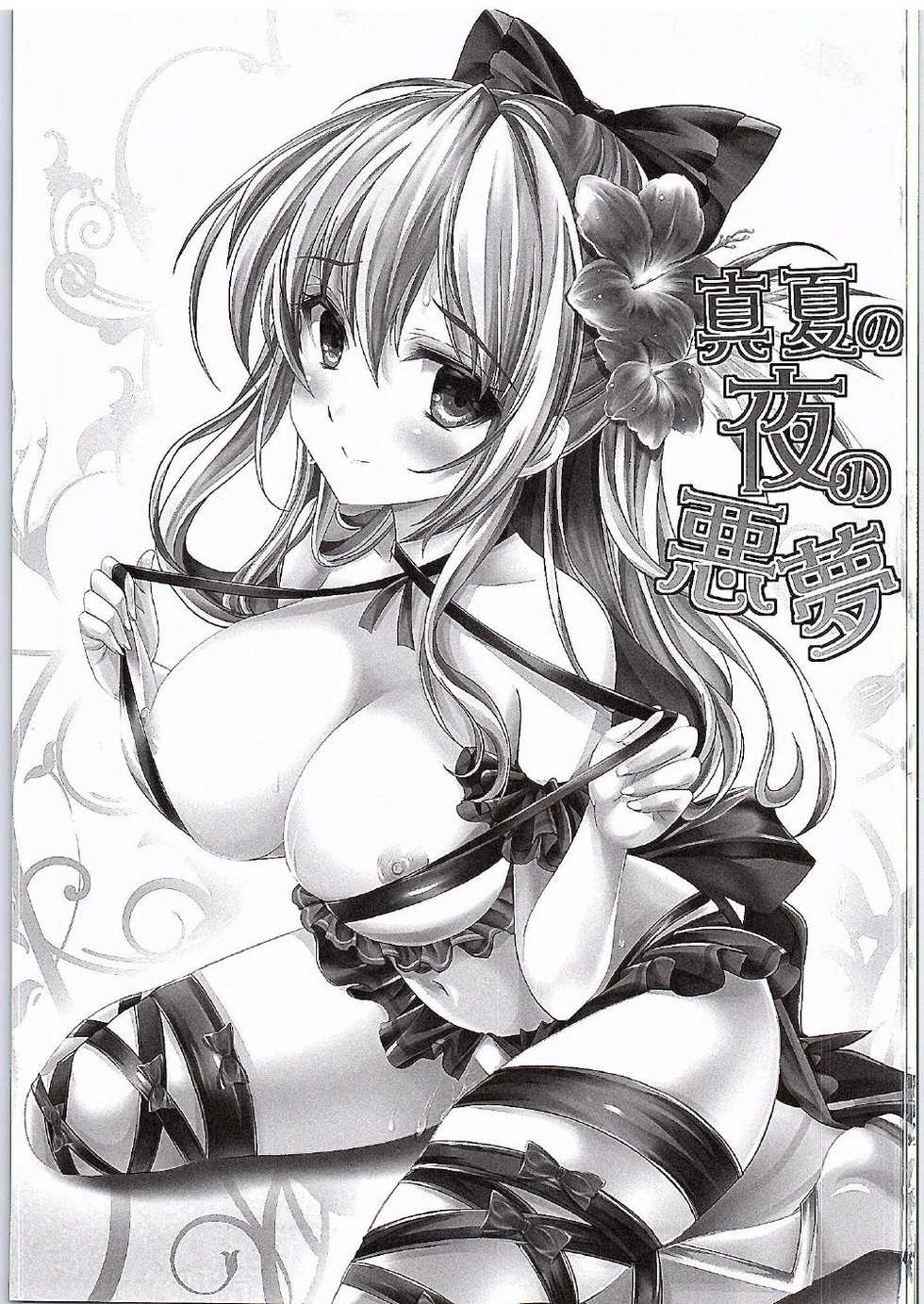 (SC2016 Winter) [HIGH RISK REVOLUTION (Aizawa Hiroshi)] Manatsu no Yoru no Akumu (Granblue Fantasy) [Chinese] [鬼畜王汉化组] - Page 2