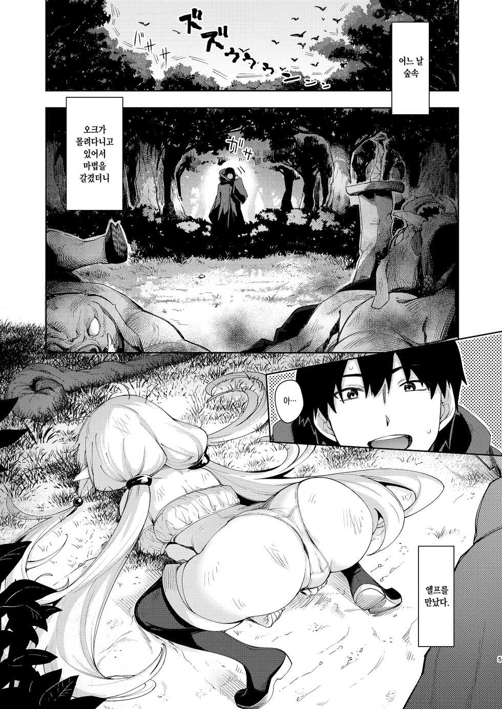 [Petapan (Akino Sora)] Isekai Kita no de Mahou o Sukebe na Koto ni Riyou Shiyou to Omou II | 이세계에 왔으니 마법을 음란한 짓에 이용할 생각이다 II [Korean] [Digital] - Page 4