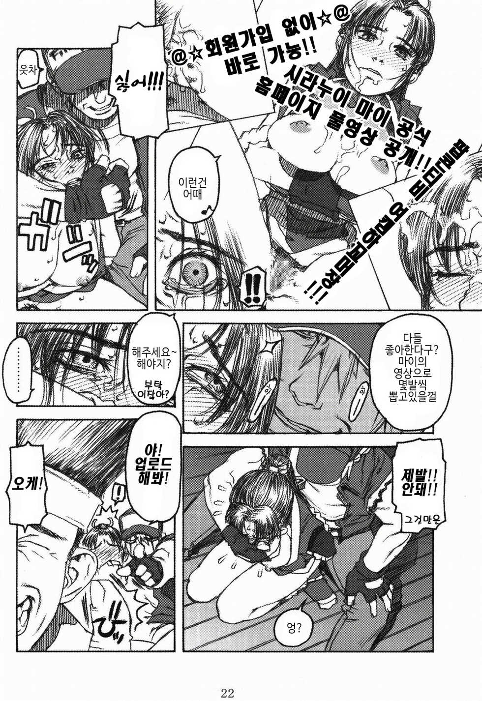 (C58) [Decoppachi (Hidiri Rei)] Shiranui | 시라누이 (King Of Fighters) [Korean] - Page 21