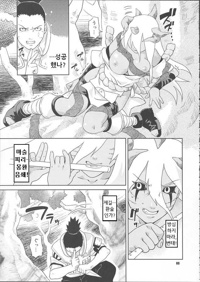 (C68) [NEKOMATAYA (Nekomata Naomi)] Nakisuna no Yoru (Naruto) [Korean] - Page 9