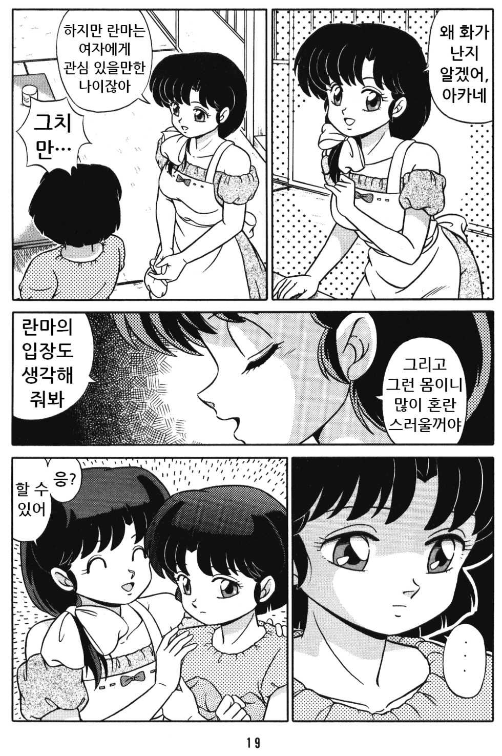 (C42) [Takashita-ya (Taya Takashi)] Tendou-ke no Musume-tachi Vol. 3 (Ranma 1/2) [Korean] - Page 18