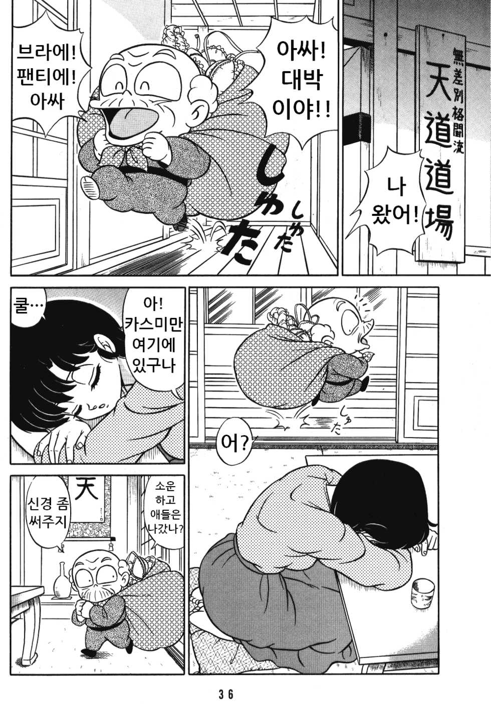 (C42) [Takashita-ya (Taya Takashi)] Tendou-ke no Musume-tachi Vol. 3 (Ranma 1/2) [Korean] - Page 35