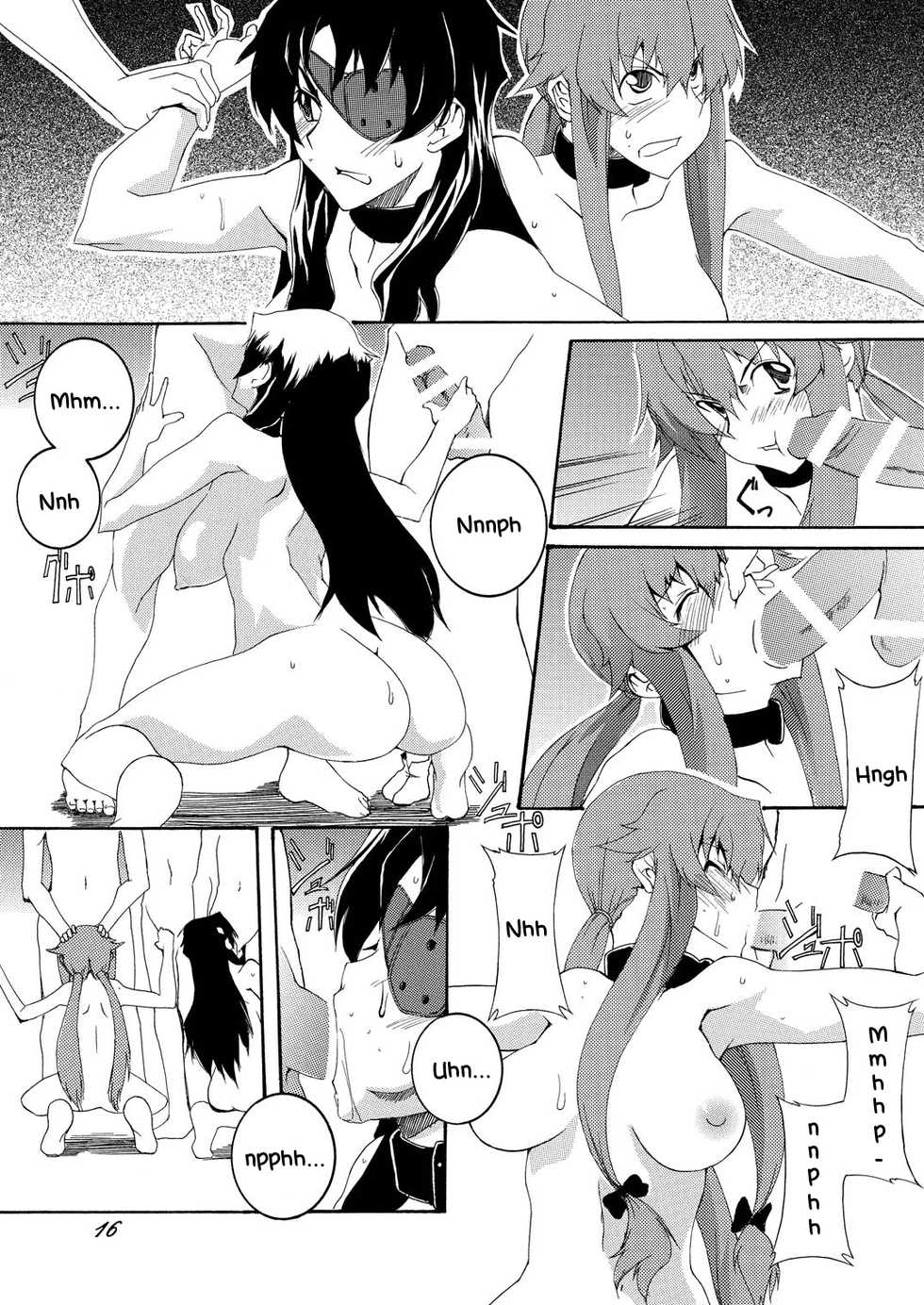 [F.A (Honoutsukai)] Rougoku Nikki (Mirai Nikki) [English] [PhantomsJoker] [Digital] - Page 15