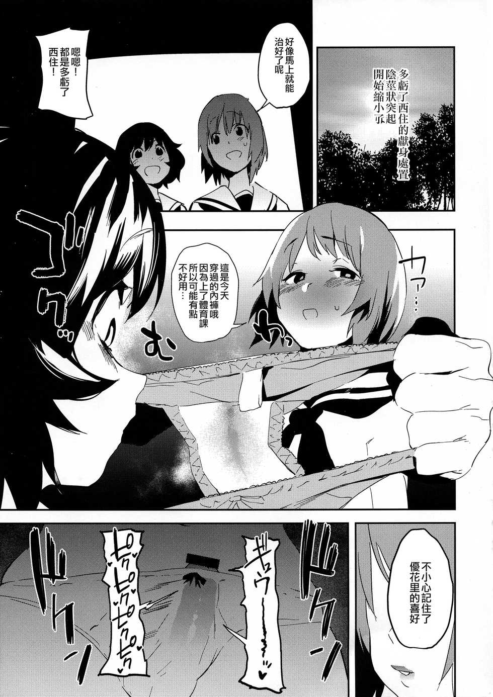 (C95) [CAMRISM (Kitou Sakeru)] Futanari Akiyama-dono ga Nishizumi-san de Panzer High!! (Girls und Panzer)  [Chinese] [沒有漢化] - Page 13