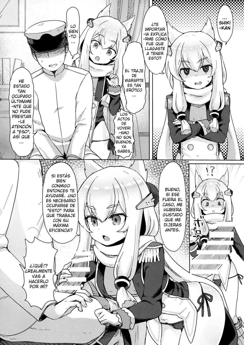 (C95) [Wasabi Mochi (Momosawa)] Little Old Lady (Azur Lane) [Spanish] [Kamus2001] - Page 4